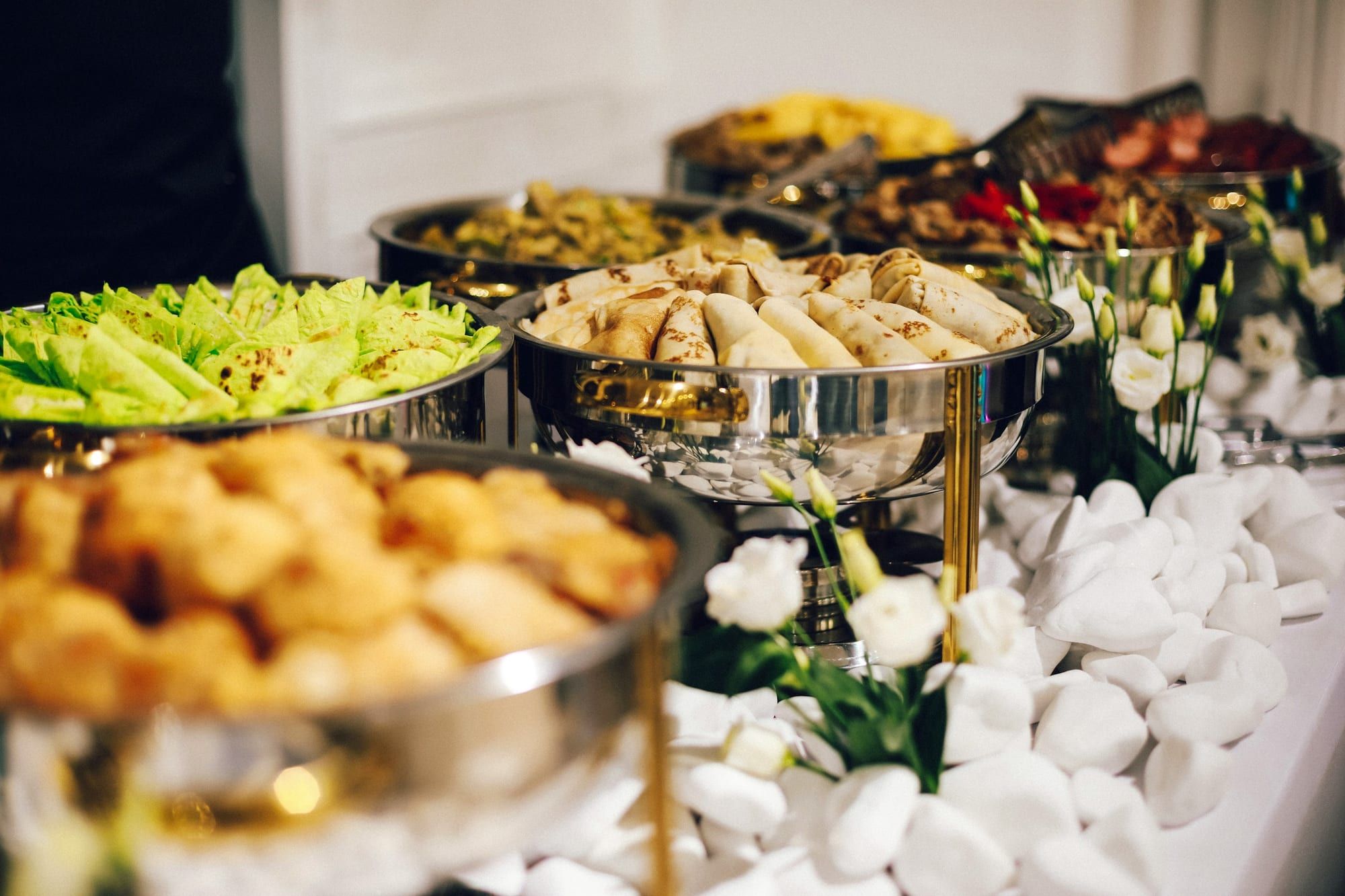A platter prepared for an event