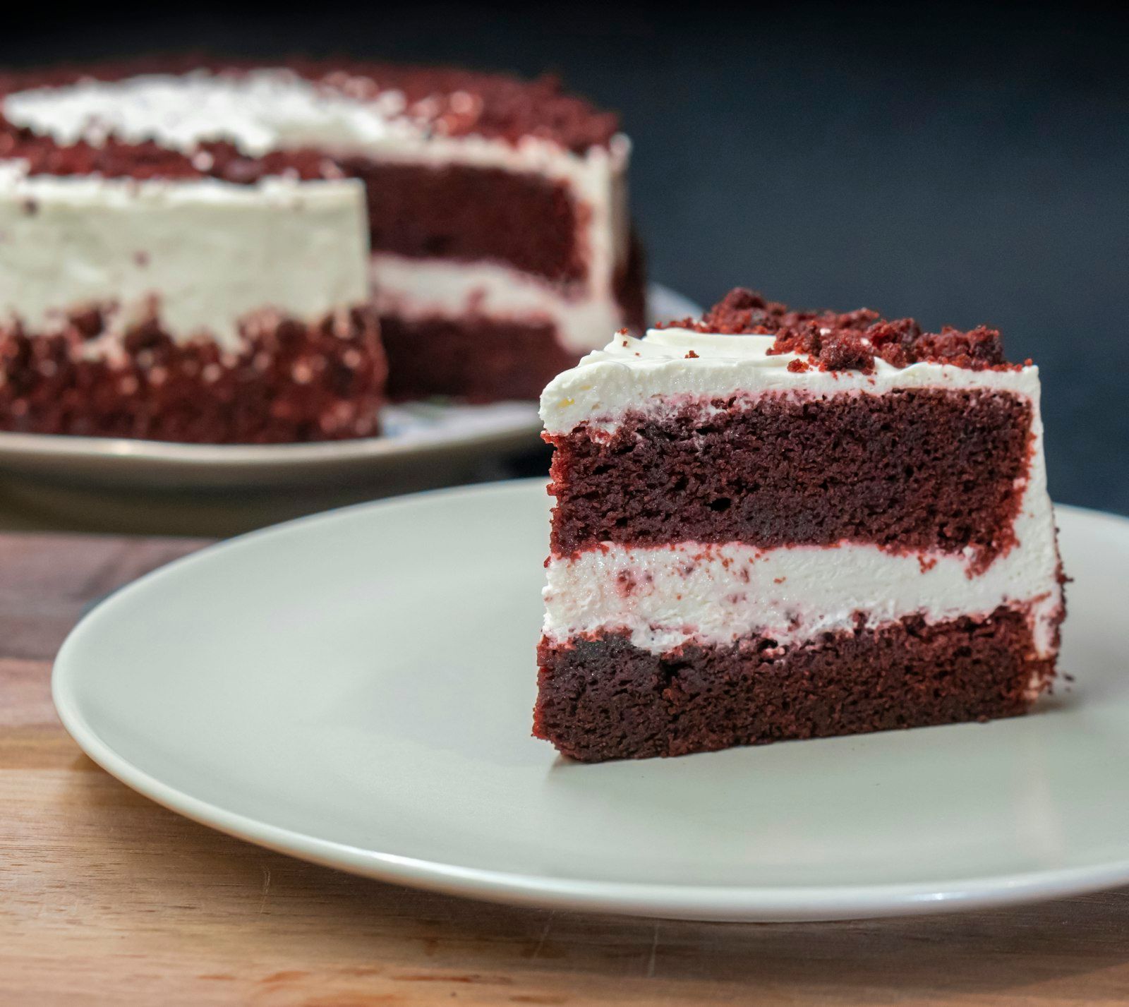 A slice of a custom cake